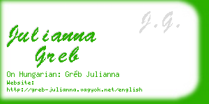 julianna greb business card